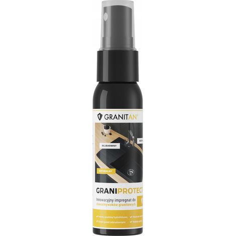 Produit d'entretien et de protection pour éviers en granit Graniprotect 30 ml