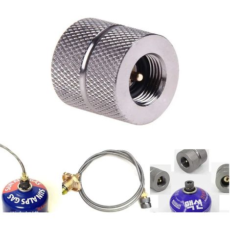 Convertisseur pour réchaud à gaz de camping, adaptateur pour brûleur à gaz et cartouche de gaz, accessoire pour réchaud de pique-nique extérieur, adaptateur de recharge de propane, réchauds de cuisine (1/4)