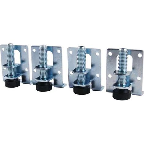 4 Pièce Niveleurs Meubles Réglables, Pieds de Nivellement Robustes, Pieds De Nivellement pour Meubles, Pieds de Meuble Réglables, Pied pour Meuble, pour Tables, Étagères, Placards, Établi (1/5)