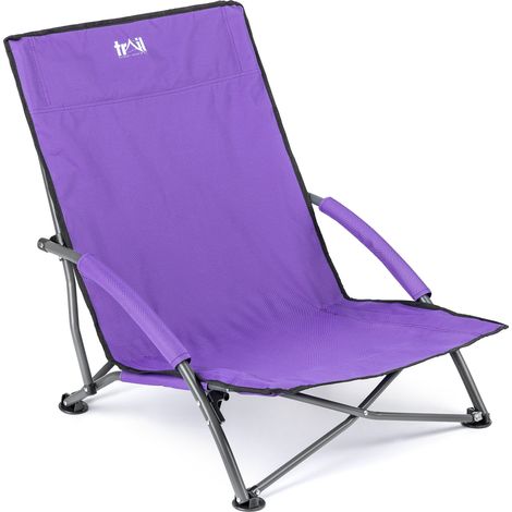 Low Folding Chair - Purple (1/5)
