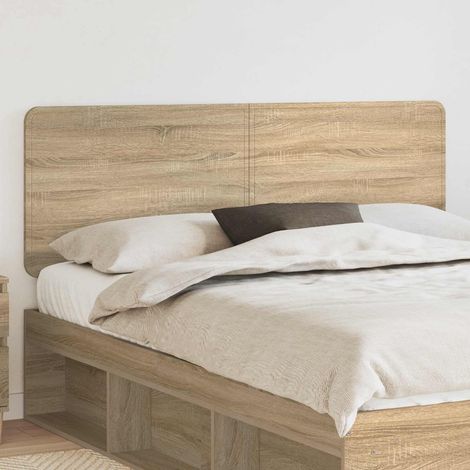 vidaXL Cabecero Roble Sonoma Madera de ingeniería (1/5)