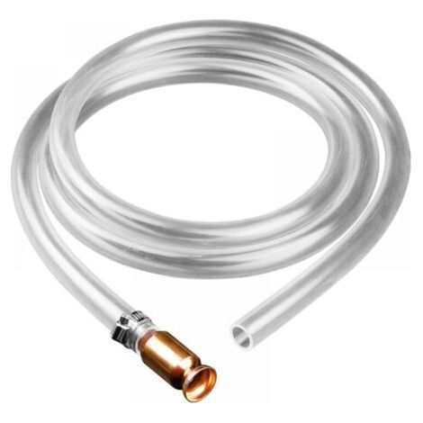 Tuyau de pompe à siphon, pompe à carburant manuelle en PVC de 1,8 m, pompe à siphon auto-amorçante, tube de siphon, tuyau de pompe automatique pour carburant, essence, diesel, eau (1/4)