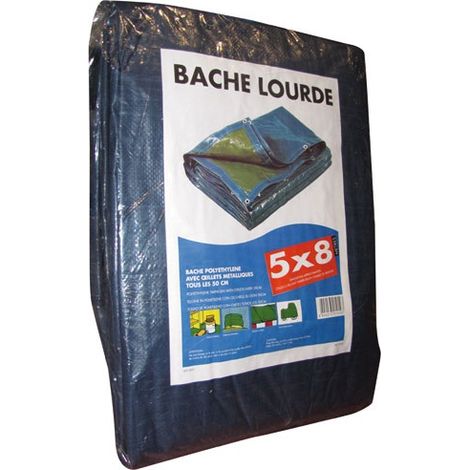 Bache Pro Reforzada 5x8m 140gr/m² - Corderie Tournonaise