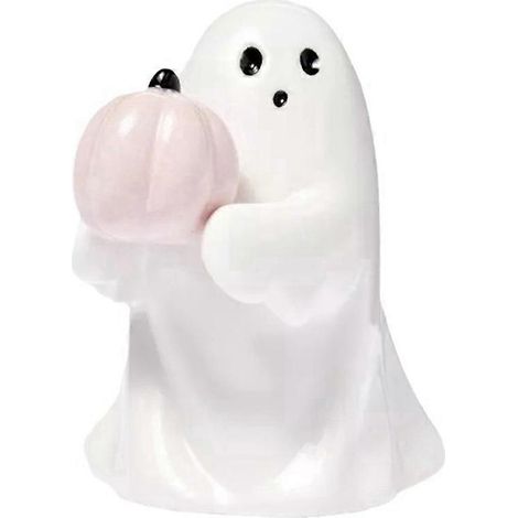 Fantôme en résine d'Halloween tenant une citrouille - Statue de jardin décorative - Ornements - Décoration de scène - Créations en résine pour plusieurs scènes (1/5)