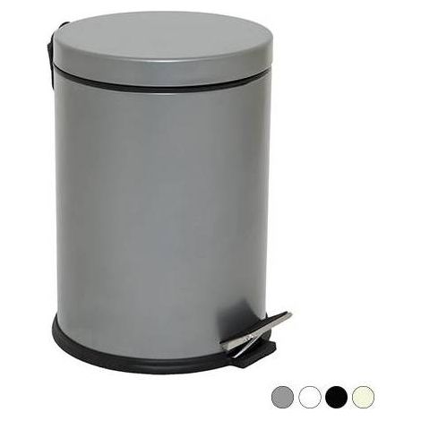 POUBELLE FRESIA Dimensions : Grise 5 litres Diamètre 20,5 x H.28
