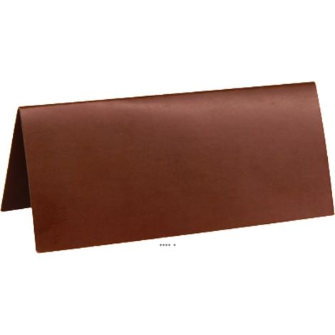 Marque Place x10 Chocolat en carton 3 x 7 cm - couleur: Chocolat