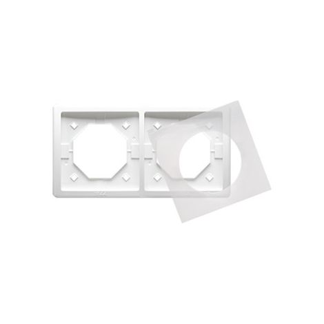 Modulo base bianco a doppia cornice IP44 BMR2B/11 (1/5)
