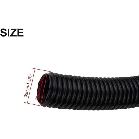 Tubo prolunga universale extra lungo per aspirapolvere - 32 mm - Tubo corrugato universale extra lungo per aspirapolvere (2 metri) (1/4)