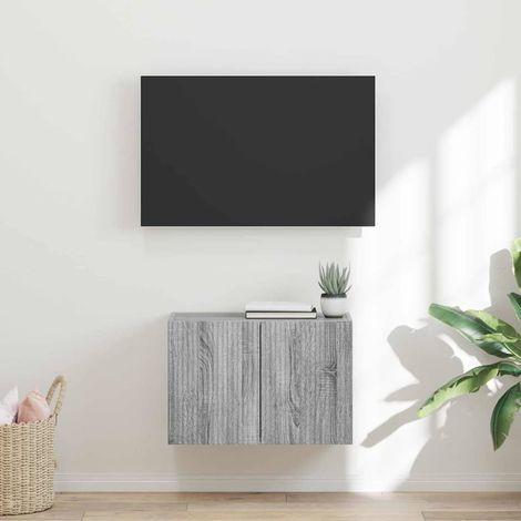 TV-Wandschrank Graues Sonoma 59,5 x 31 x 40 cm Holzwerkstoff (1/5)