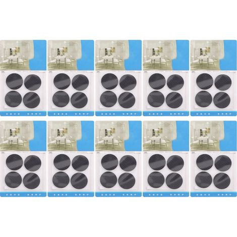 40 pièces Patins de pied de chaise ronds épaissis anti-dérapants silencieux en mousse EVA pour meubles (1/5)