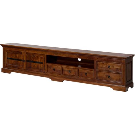 TV-Board Akazie 260x40x55 nougat lackiert OXFORD 1018