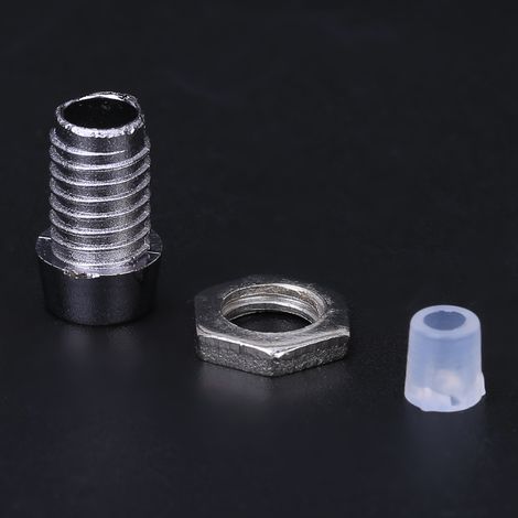100 supports LED 3mm douilles chromées pour panneau affichage plastique fixation lot de 100 (1/5)