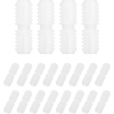 Lot de 500 Pièces de Chevilles en Plastique Blanc pour Assemblage de Meubles, eurs Réutilisables sans Bavure Adaptés au Bureau et Grands Meubles (1/5)