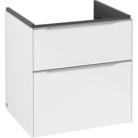 Villeroy & Boch Subway 3.0 armoire sous lavabo, 2 tiroirs, (1/2)