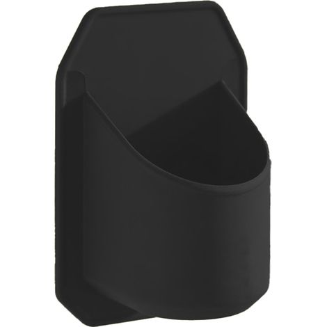 Porte-boisson portable pour douche, idéal pour les canettes de bière  Poignées en silicone pour une surface brillante  Idée cadeau géniale - Noir