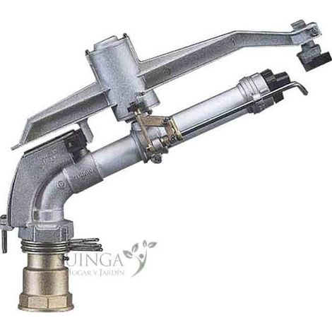 Agrar-Sprinkler 2 1/2'' Synkro Metall. Einstellbarer Bewässerungswinkel. Reichweite 23 bis 51 m. Impuls-Sprinkler, Bewässerungsr