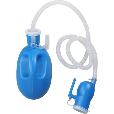 Urine pour hommes âgés, 2000 ml, tube long, couvercle étanche anti-fuites, urinoir amovible, pot de chambre (1/5)
