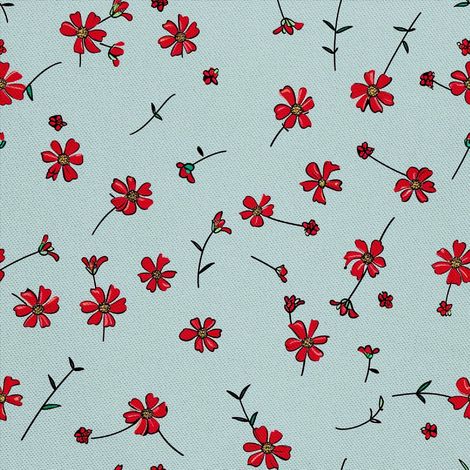Tela decorativa para exteriores Oxford - Motivo floral I DX5139 (1/5)