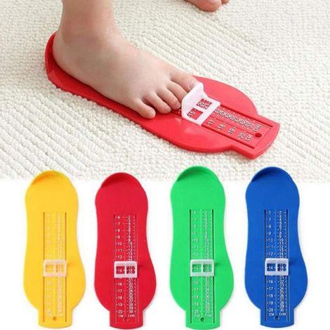 Shoe foot measuring ruler, small portable baby foot measuring tape for measuring feet (B) (1/4)