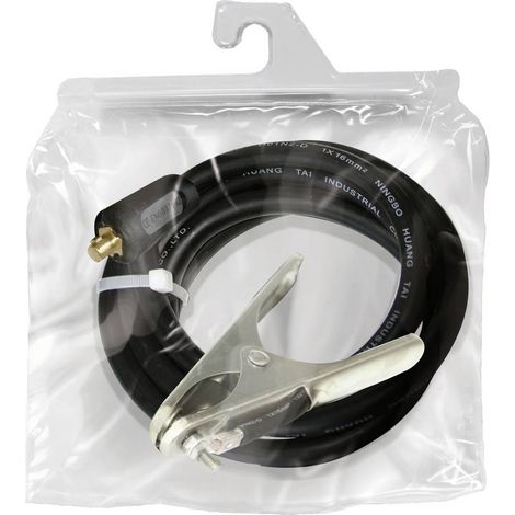 Toparc 043770 Morsetto di terra + cavo - 2 m - 16 mm²