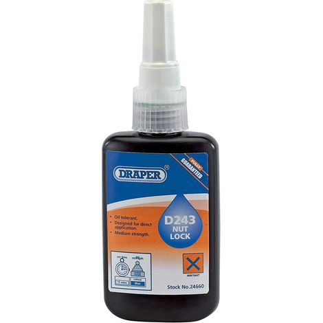Draper 24660 D243 Nut Lock Medium Strength (1/5)