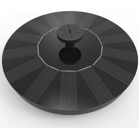 Fontaine de jardin, Solatec Fontaine Solaire Pompe à énergie Solaire 1,4 W - Pompe Submersible pour Bassin, Piscine, Jardin, Aquarium. (1/5)