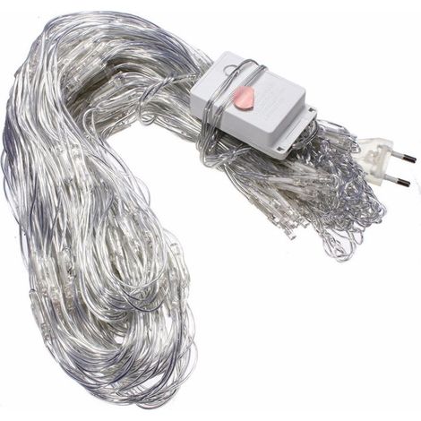 Guirlande Lumineuse - 320 LED - 3 m x 2 m - Étanche - 8 Modes - Pour Extérieur Jardin Mariage Fête - 1 Pièce (1/5)