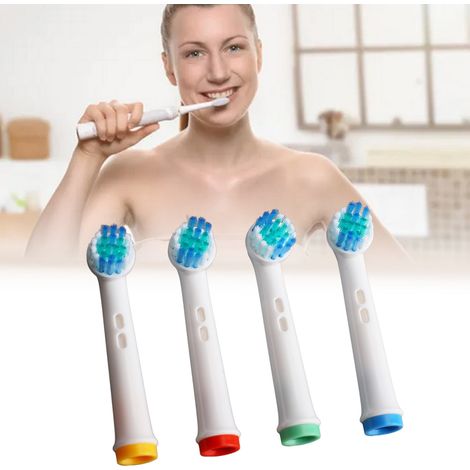 SB17A Multifunktionale Ersatzköpfe für elektrische Zahnbürsten, verbesserte Version, 4er-Pack (1/5)