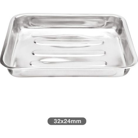 Bandeja horno acero inox 37x28cm (1/4)