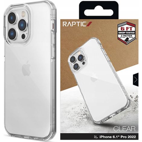 Funda transparente reforzada Raptic X-Doria para iPhone 14 Pro (1/5)