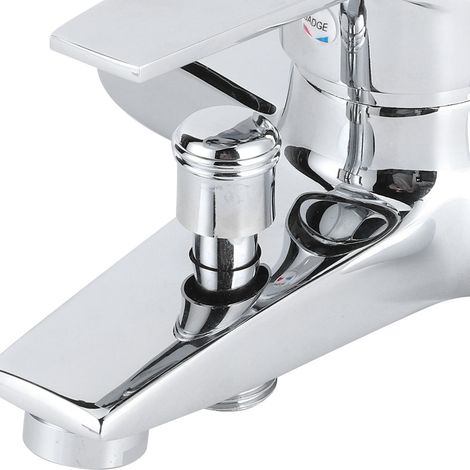 Robinet mitigeur mural triple douche en cuivre, filetage G1/2 po, pour baignoire ou salle de bain. (1/5)
