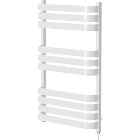 Vasco White 800mm x 500mm Electric Heated Towel Rail (1/5)