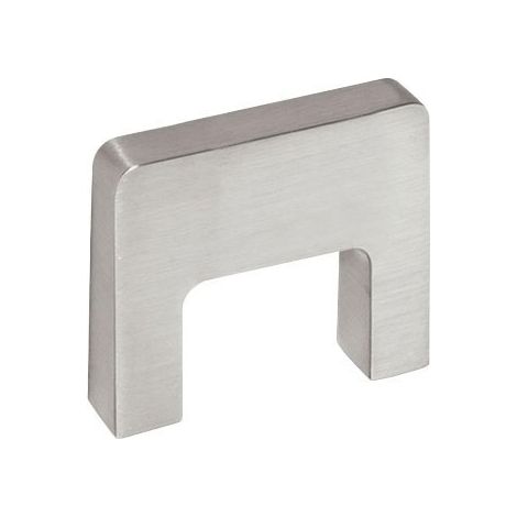 Poignée métal - Entraxe : 32 mm - Longueur : 41 mm - VERGES (1/2)