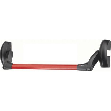 Cisa 07007.14.0 barra ovale 120 cm per maniglione antipanico acciaio rosso