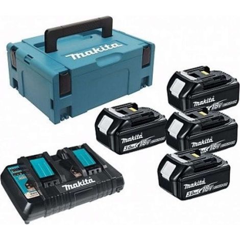 Batterie  18V 3,0Ah x4 e caricabatteria