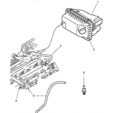 Valve PCV moteur compatible avec les moteurs Cooper R50 R52 R53 L4 (2000-2008), référence 11127577568 (1/2)
