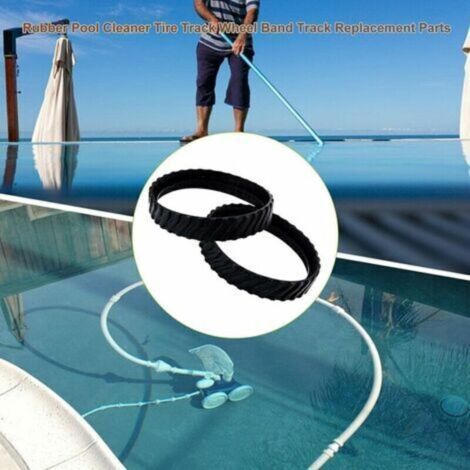 Chenilles de Nettoyeur de Piscine Zodiac Mx8, Pièces 2PC Zodiac Mx8, Caoutchouc très résistant, améliorant la durée de Vie des pièces pour Le Robot de Nettoyage (1/3)