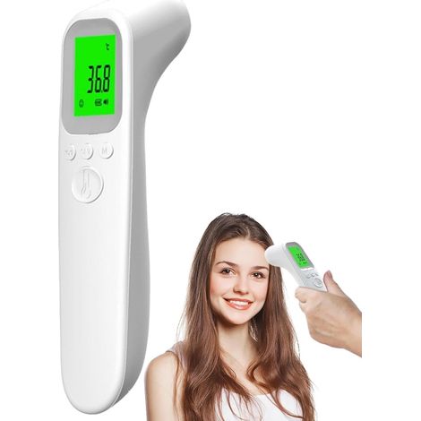 Misuratore di temperatura senza - Termometri senza, termometro medico multifunzionale  Termografo digitale elettronico portatile sul viso per giovani, adulti, persone