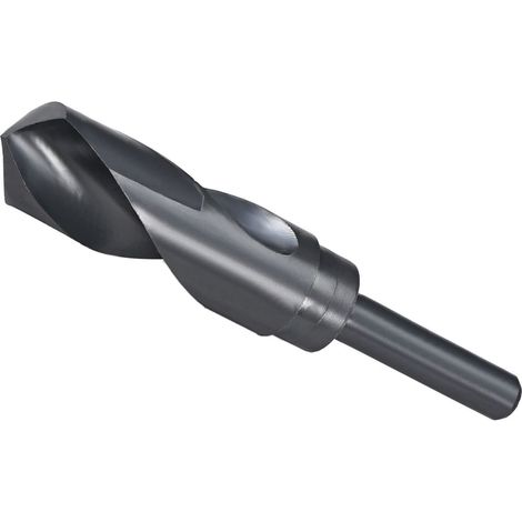 Réduit Tige Perceuse Mèche, 27.5mm Coupe Bord 1/2" Tige, Nitrure Revêtu Haute Vitesse Acier 6542 Torsion Perceuse Mèches - Applications: pour Inox Acier Métal Bois (1/5)