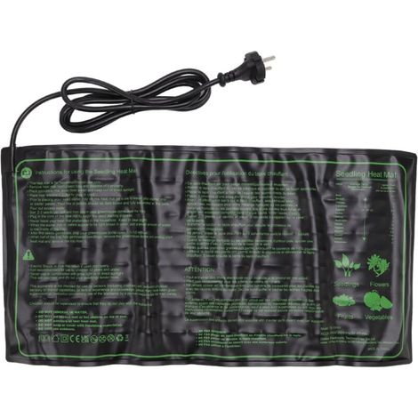 Wasserdichte Heizmatte für Setzlinge im Gartenbau, EU-Stecker 220-240 V (1/4)