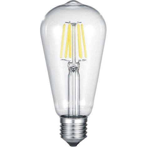Ampoule, Ampoule longue LED E27 Déco filament 600 lm 6W en Verre, TRIO (1/2)