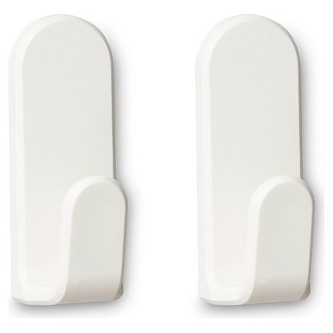 Colgador adhesivo taga blanco, 2 uds (1/3)