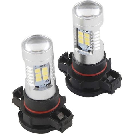 2x Weiße 5202 H16 Nebel- oder Tagfahrlichter für Hochleistungs-Samsung-LED-Lampen (1/5)