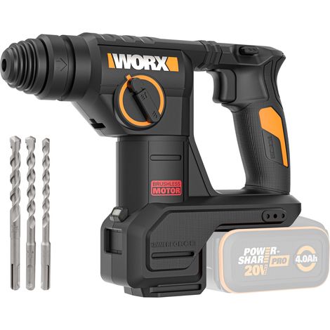 Marteau perforateur sans fil 20V WX387.9 (1/5)