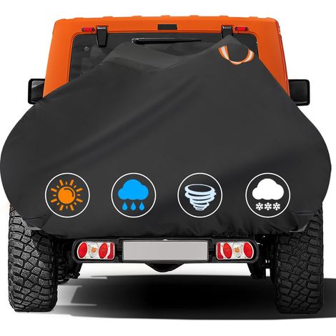 Housse de vélo pour Transport et Rangement Extérieur - Imperméable et Robuste, Revêtement PU 600D pour 3 Vélos sur Attelage de Voiture (1/5)