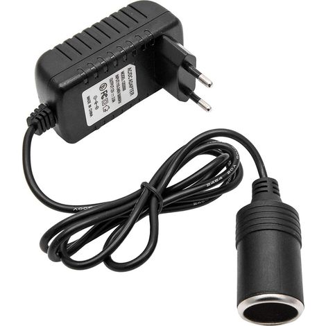 Adattatore per presa accendisigari da 12 V 2 A, convertitore CA/CC per sistema di navigazione, convertitore di corrente, convertitore di potenza