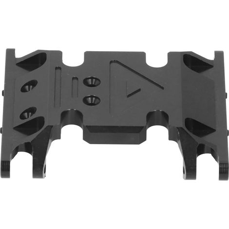 Getriebehalterung aus Aluminiumlegierung für Axial SCX10 II 90046 90047 90075 – Schwarz (1/5)