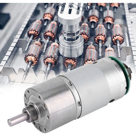 12/24V Torsionsgetriebemotor mit Encoder, Hochleistungs-Untersetzungsgetriebe (500 U/min, 12V) (1/5)
