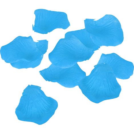 8 sachets de 120 pétales artificiels non tissés pour décorations de mariage et de fêtes familiales (bleu) (1/5)