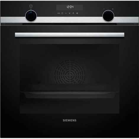 Forno multifunzione da incasso 71L 60cm con pulizia pirolitica, nero - HB578HBS7 - Siemens